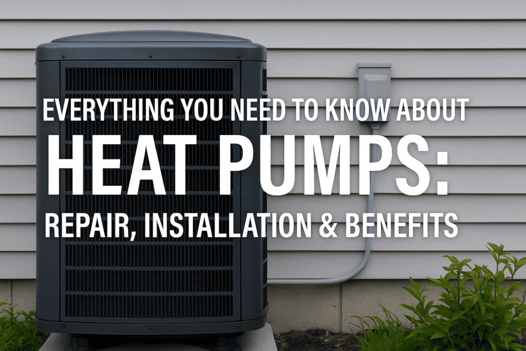 heat pump, heat pump repair, and heat pump installation